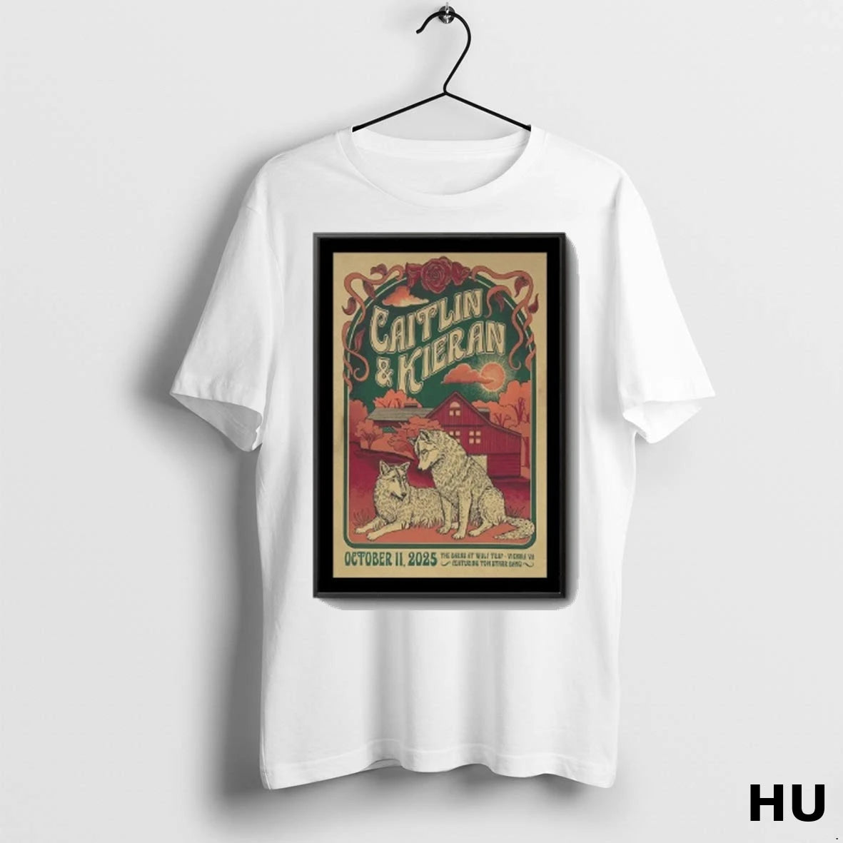 Officials 2025 Wolf Trap Vienna Va Tour Caitlin Kieran T Shirt