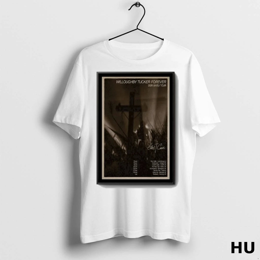 Officials 2026 Ethel Cain Willoughby Tucker Forever Uk Eu Tour T Shirt
