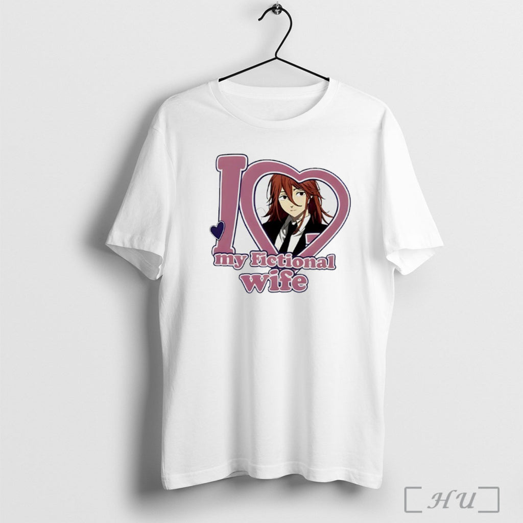 Officials Angel Devil I Love My Fictional Wife T Shirt