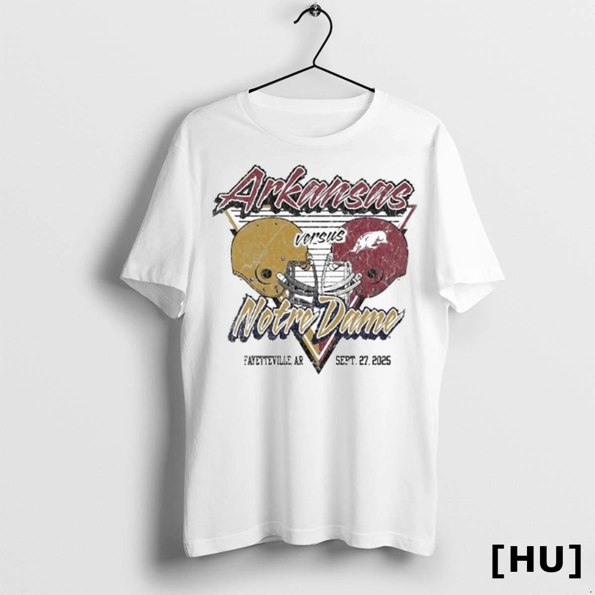 Officials Arkansas Vs Notre Dame 2025 Fayetteville Ar September 27th T Shirt