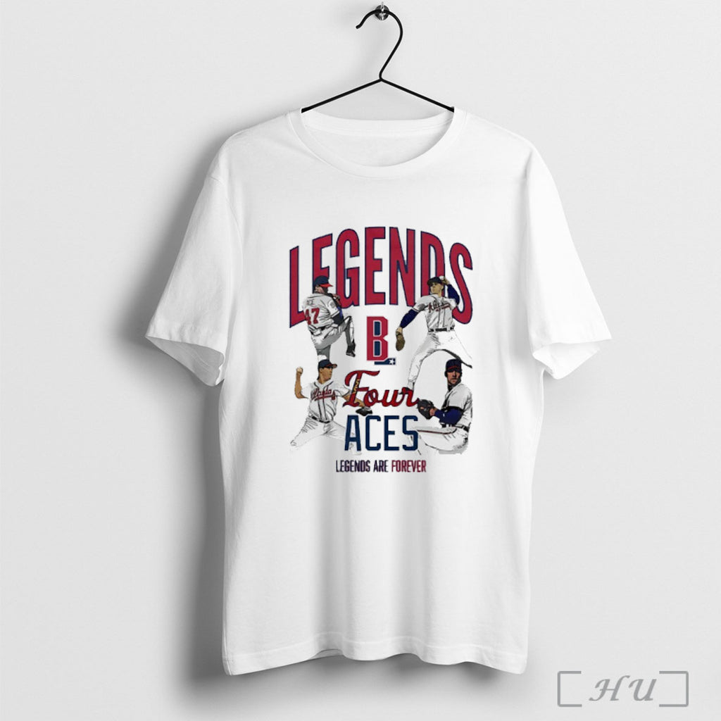 Officials Atlanta Braves The Four Aces Legends Are Forever T Shirt