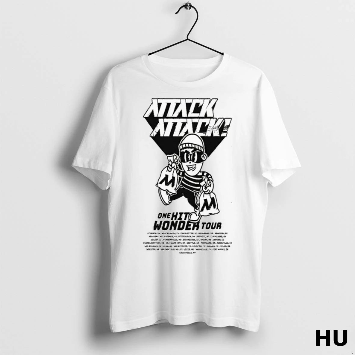 Officials Attack Attack One Hit Wonder Tour 2025 T Shirt