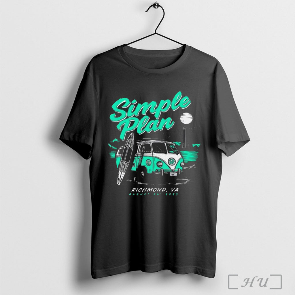Officials Awesome Simple Plan Richmond Va Allianz Amphitheater At Riverfront August 26 2025 Painting