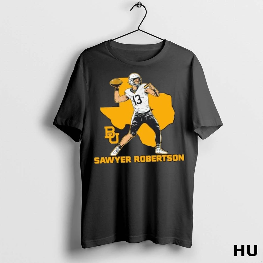 Officials Baylor Football Sawyer Robertson State Star T Shirt