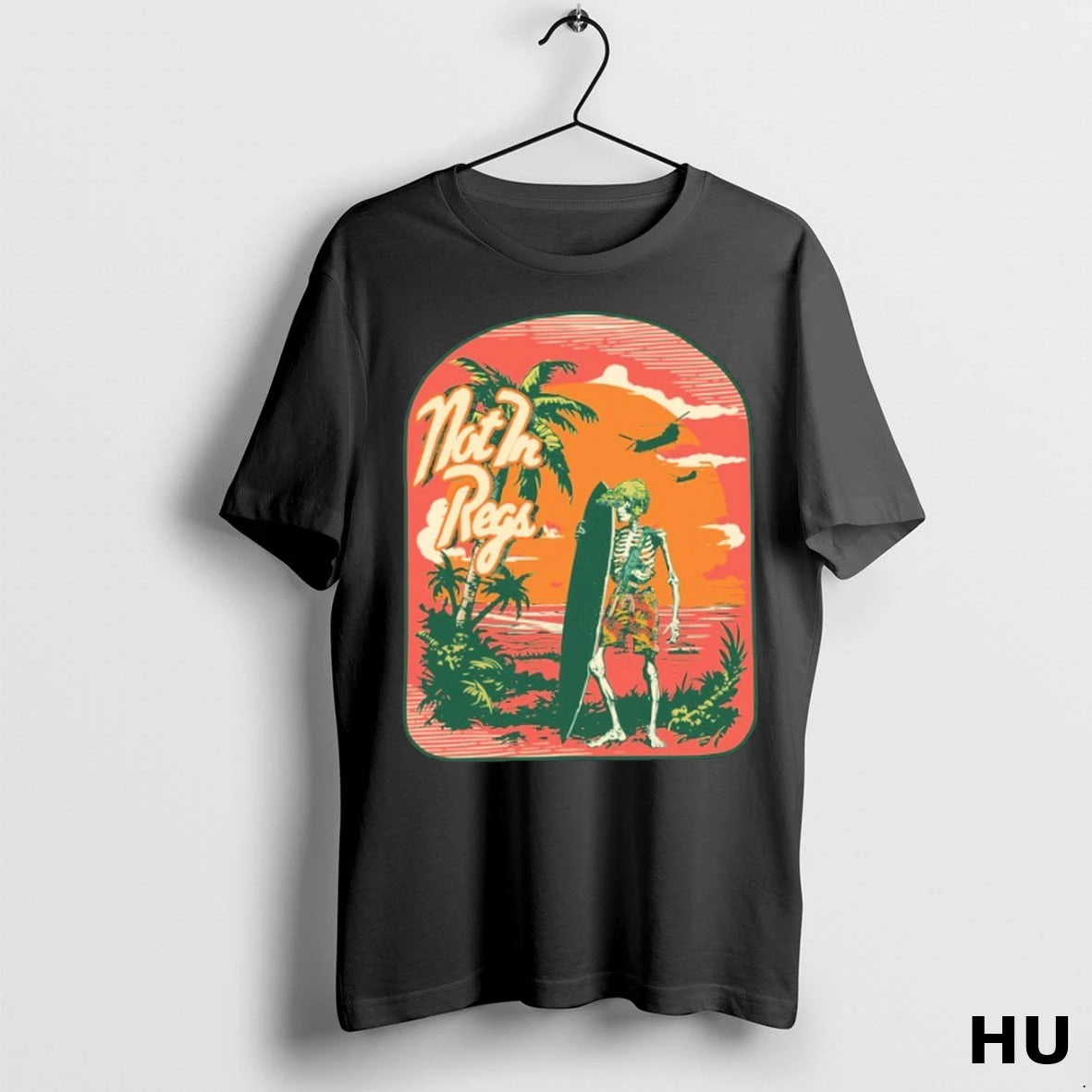 Officials Beach Vacation Notingregz Skeleton T Shirt