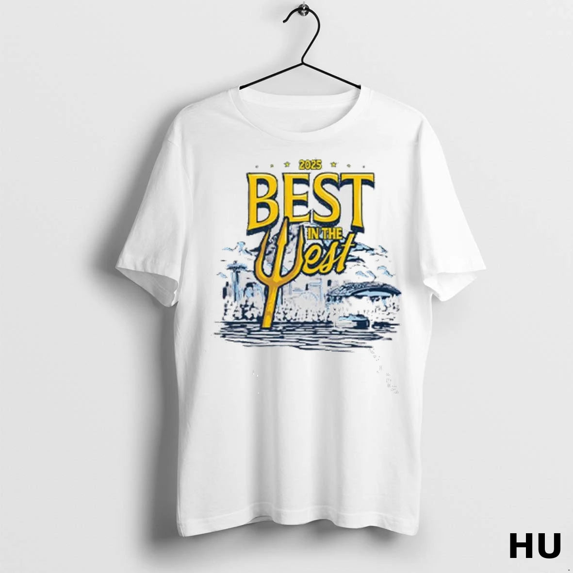 Officials Best In The West 2025 Seattle Mariners Ladies T Shirt