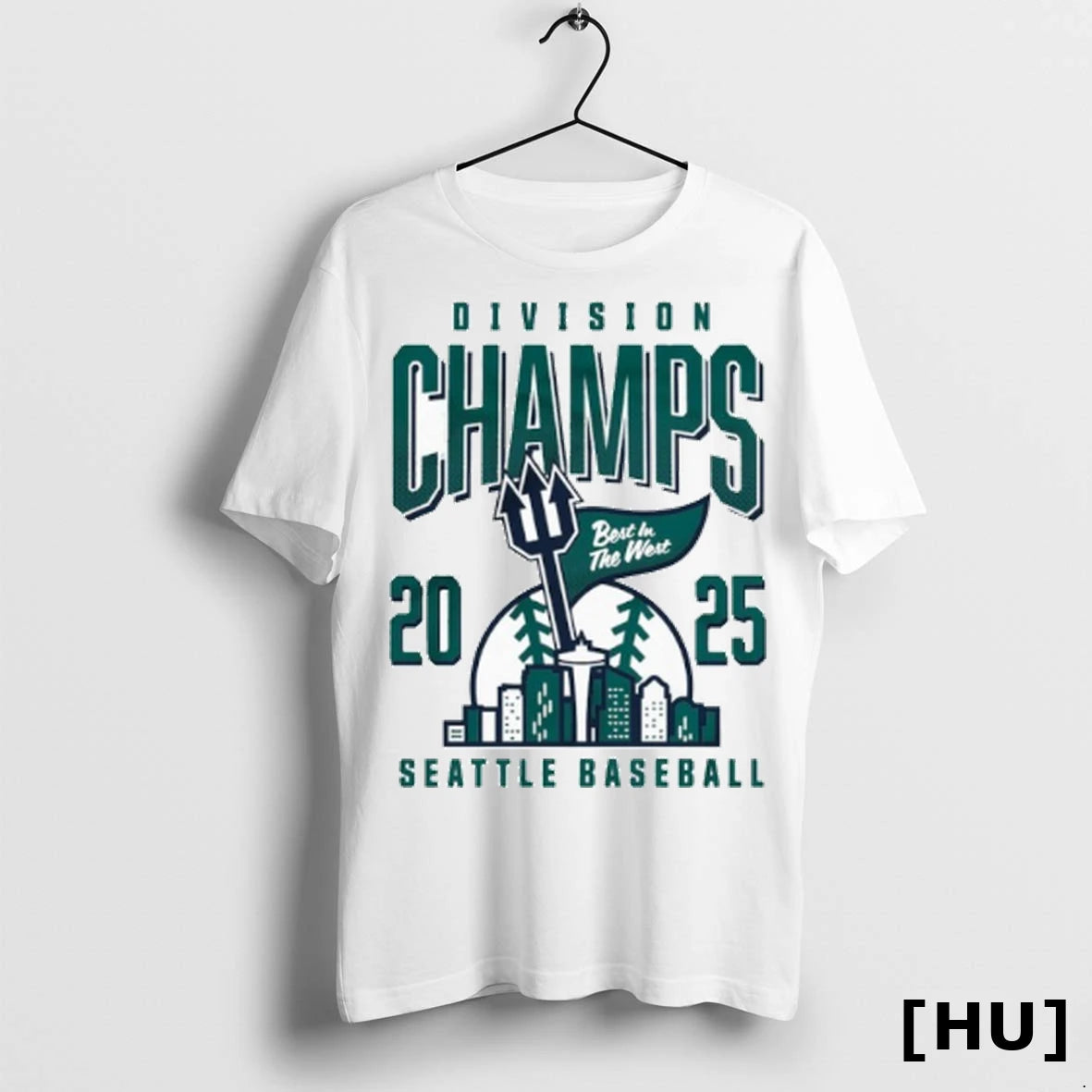Officials Best In The West Division Champs Seattle Baseball 2025 T Shirt