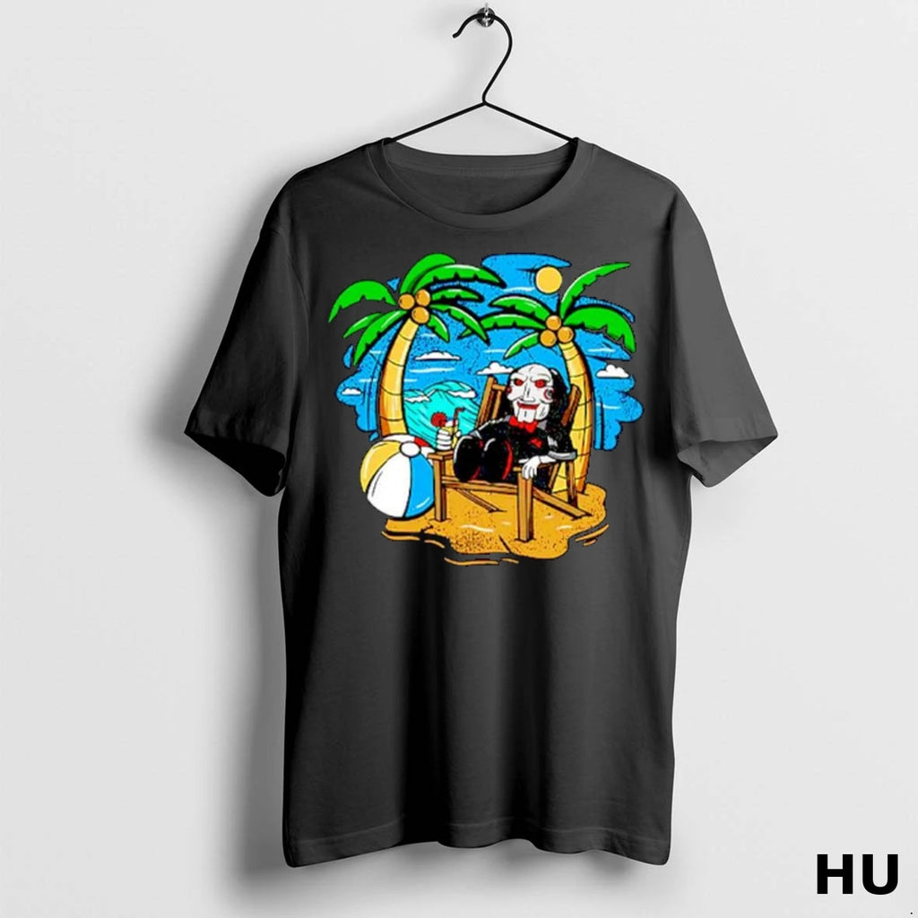 Officials Billy The Puppet Beach Chair Funny Halloween Ornaments T Shirt