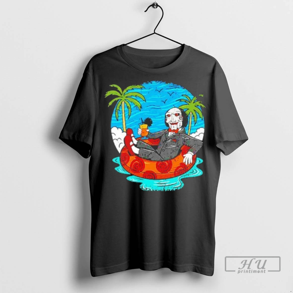 Officials Billy The Puppet Pool Float Funny Halloween T Shirt