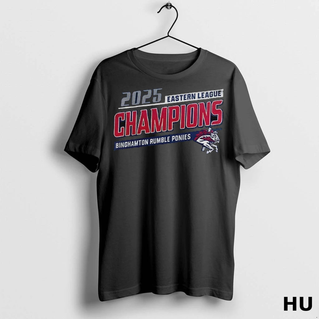 Officials Binghamton Rumble Ponies Eastern League Champions 2025 Logo T Shirt
