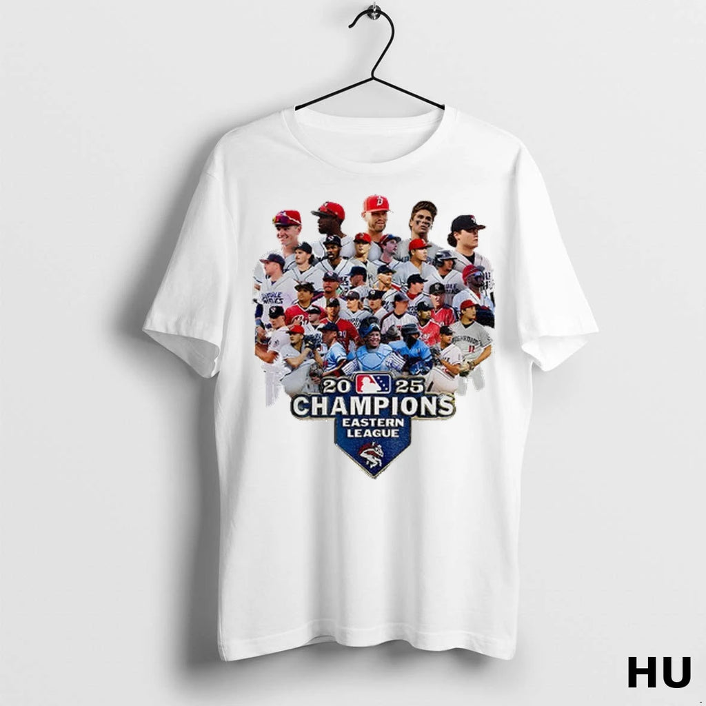 Officials Binghamton Rumble Ponies Mlb Baseball Legend Eastern League Champions 2025 T Shirt