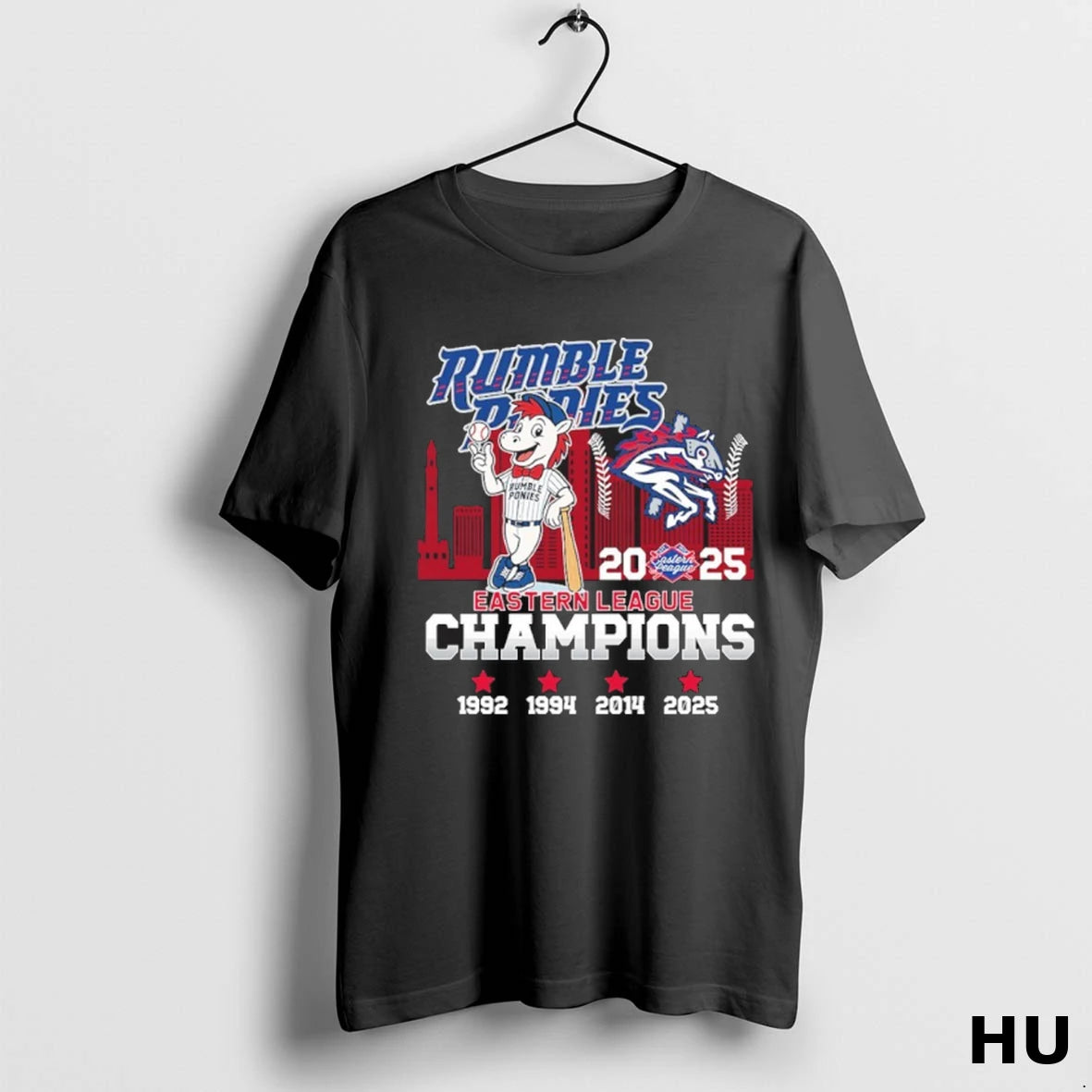 Officials Birmingham Rumble Ponies Mascot 2025 Eastern League Champions T Shirt