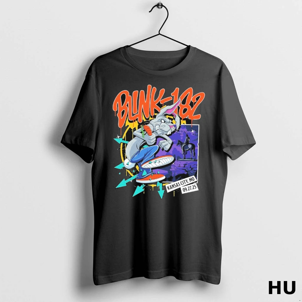 Officials Blink 182 Kansas City Mo On September 27 2025 Event T Shirt