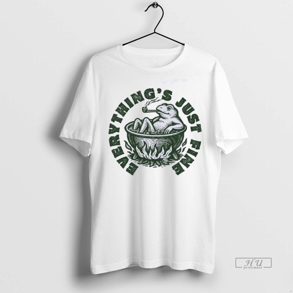 Officials Boiling Frog Everythings Just Fine Premium Tee Shirt Sweater
