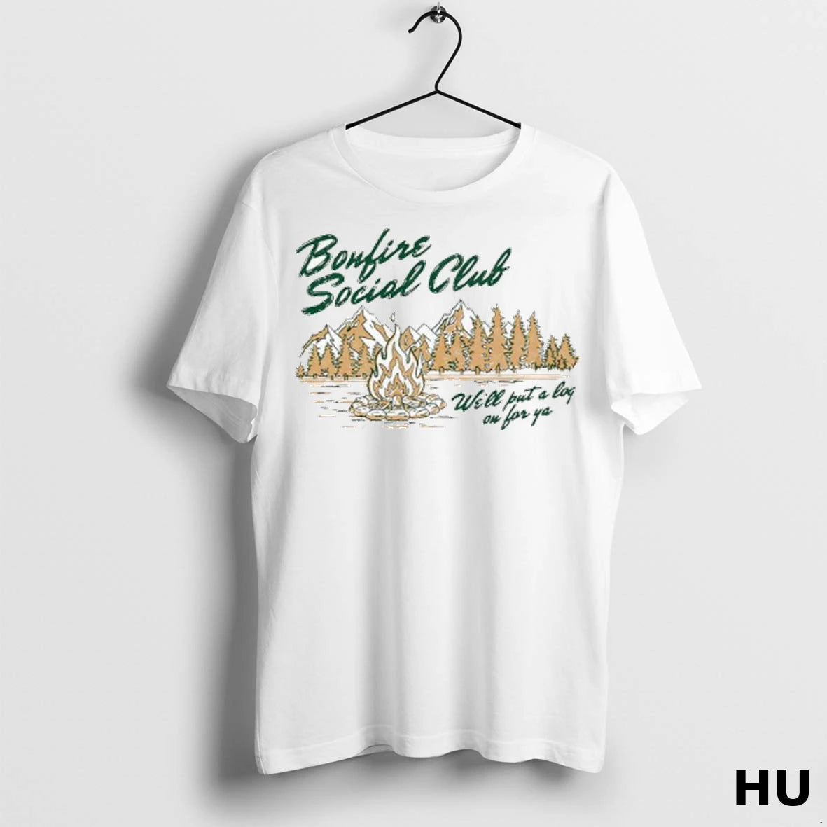Officials Bonfire Social Club Will Put A Log On For Ya Ladies T Shirt