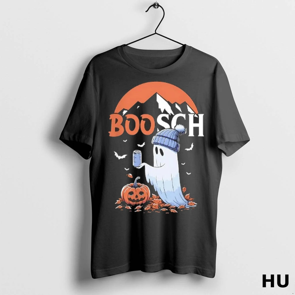 Officials Boosch Busch Beer Ghost Pumpkin Halloween T Shirt