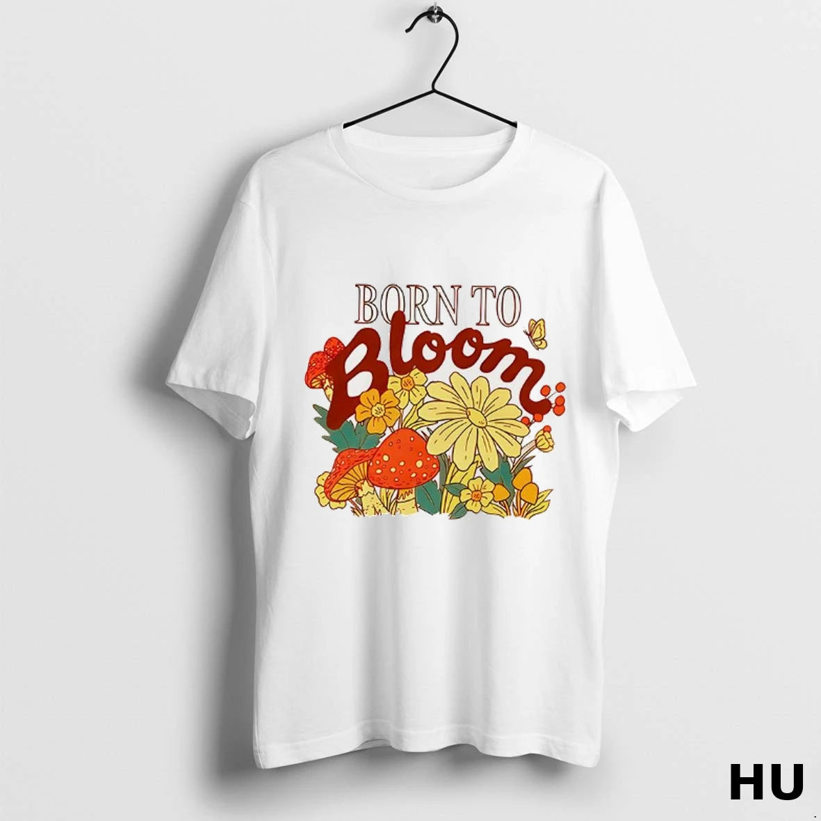 Officials Born To Bloom Flower T Shirt