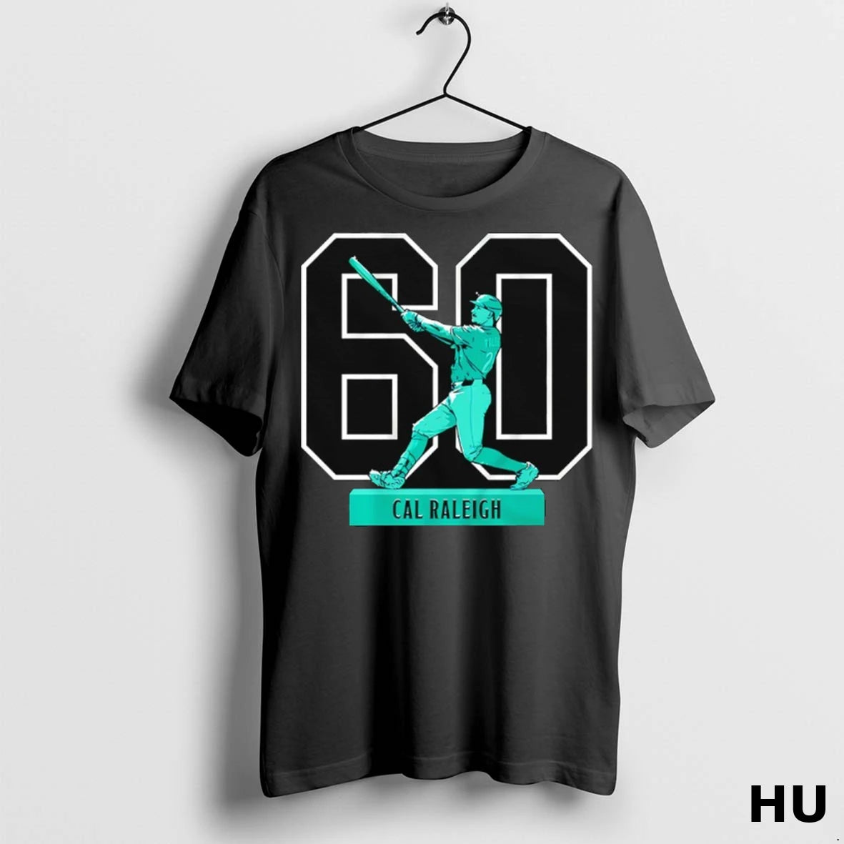 Officials Cal Raleigh Seattle Mariners Historic 60 Home Run Season T Shirt