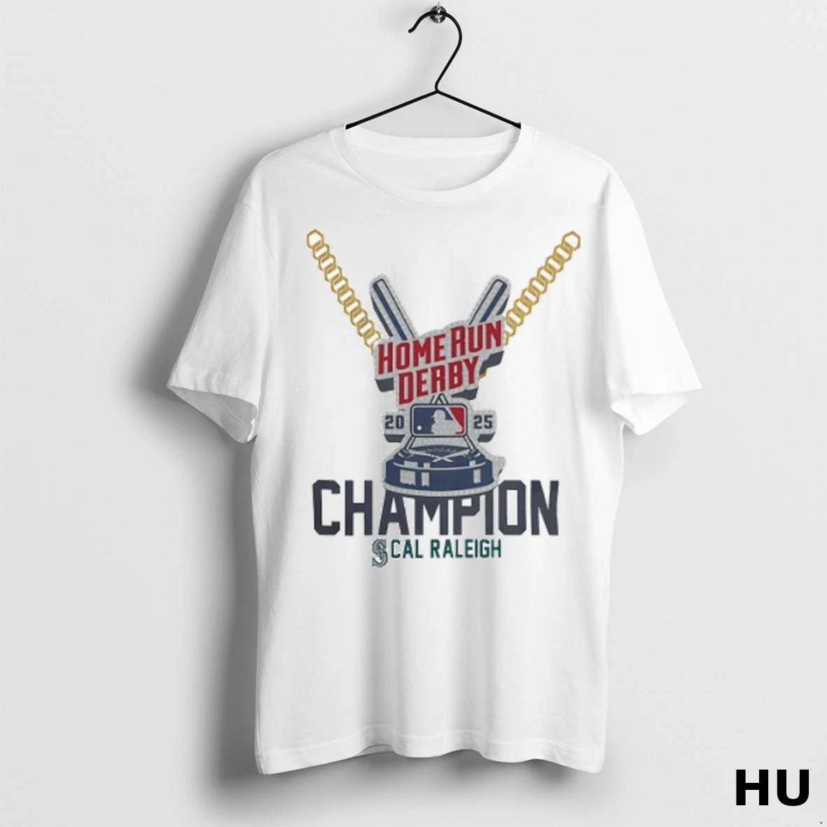 Officials Cal Raleigh Seattle Mariners Home Run Derby Champion 2025 T Shirt
