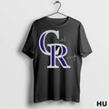 Officials Cal Raleigh Seattle Mariners X Colorado Rockies Mlb 2025 Logo T Shirt