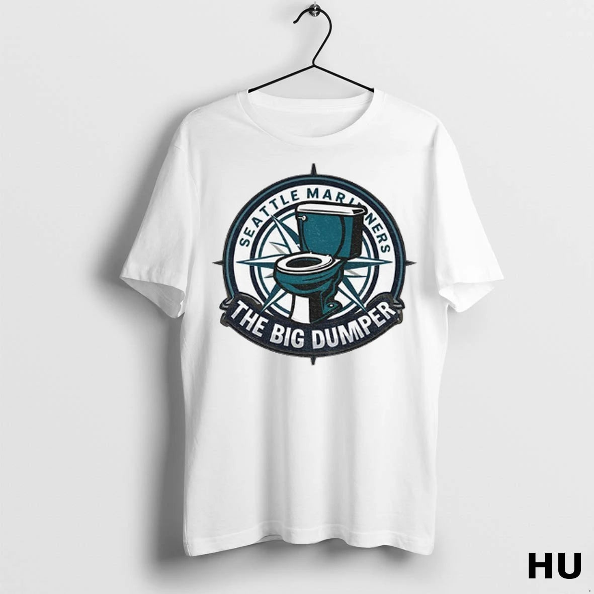 Officials Cal Raleigh The Big Dumper Seattle Mariners Toilet Mlb Baseball 2025 T Shirt