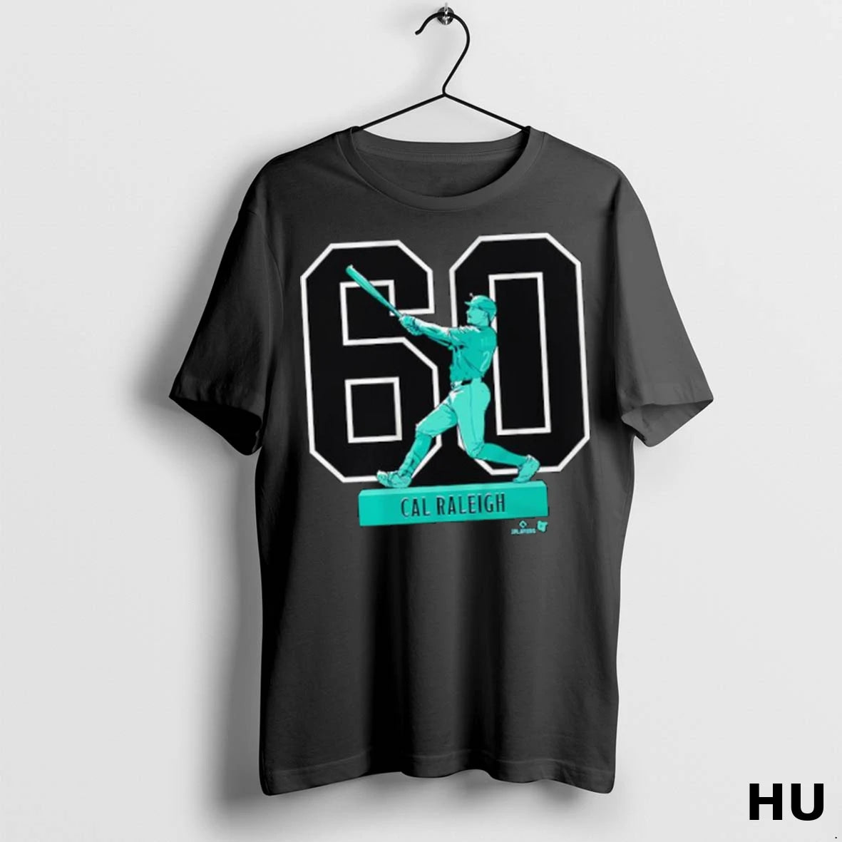 Officials Cal Raleigh Number 60 Historic Home Run Season T Shirt