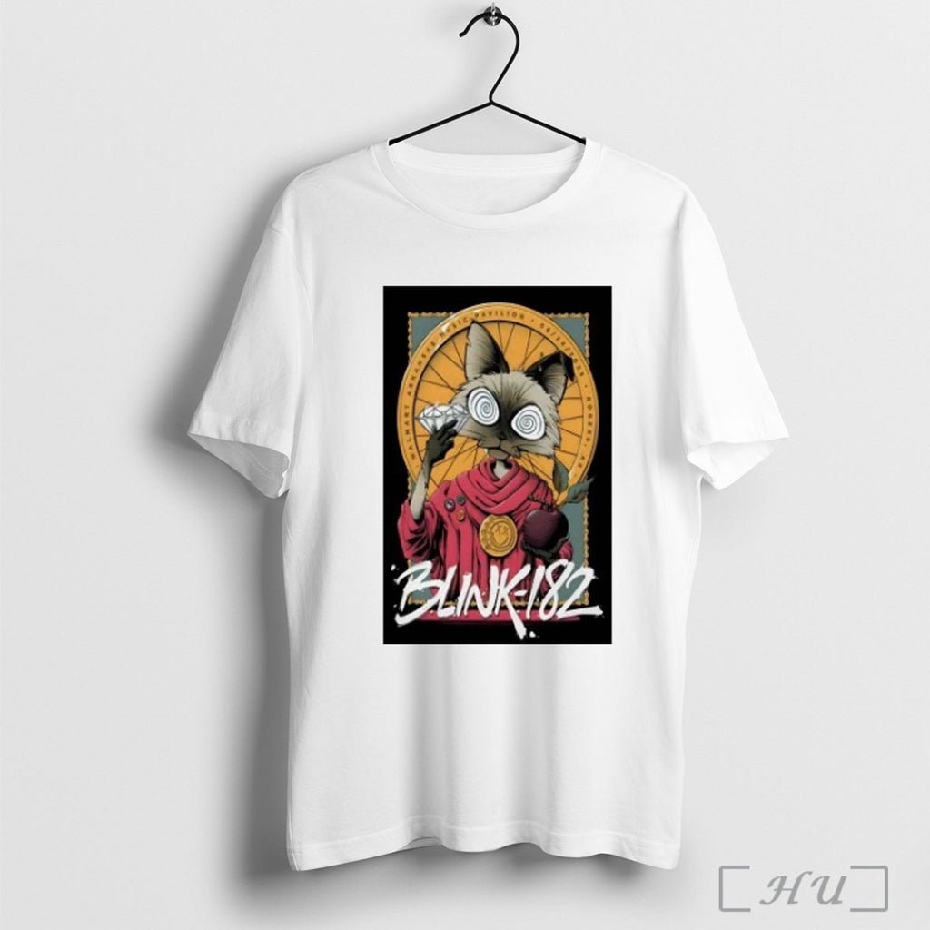 Officials Cat Blink 182 Sep 24 2025 Rogers Tour T Shirt