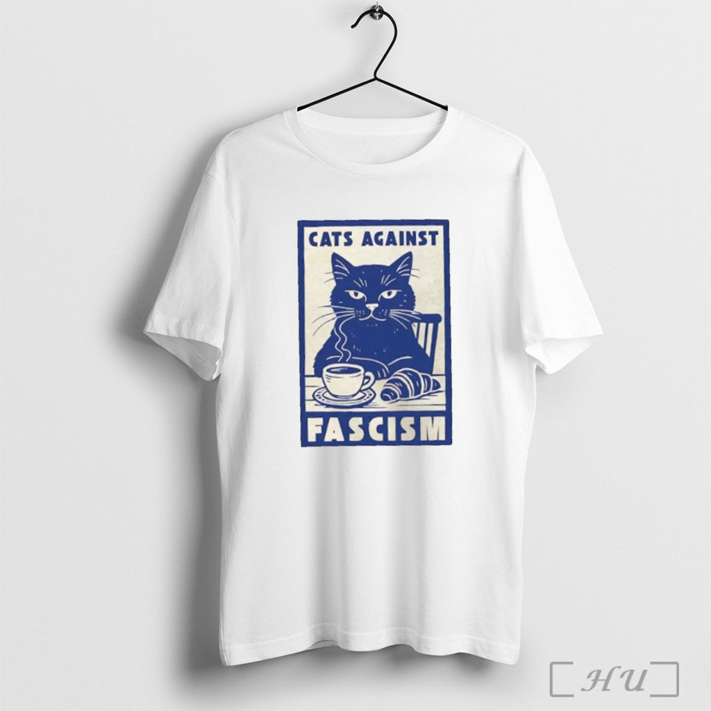 Officials Cats Against Fascism T Shirt