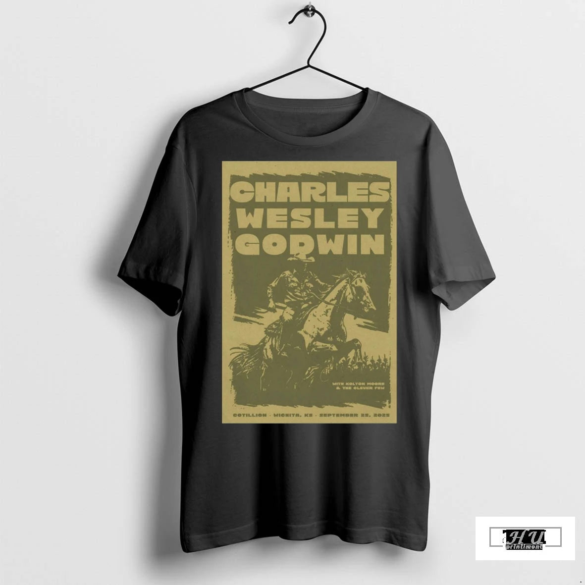 Officials Charles Wesley Godwin September 25 2025 Cotillion Wichita Tour T Shirt