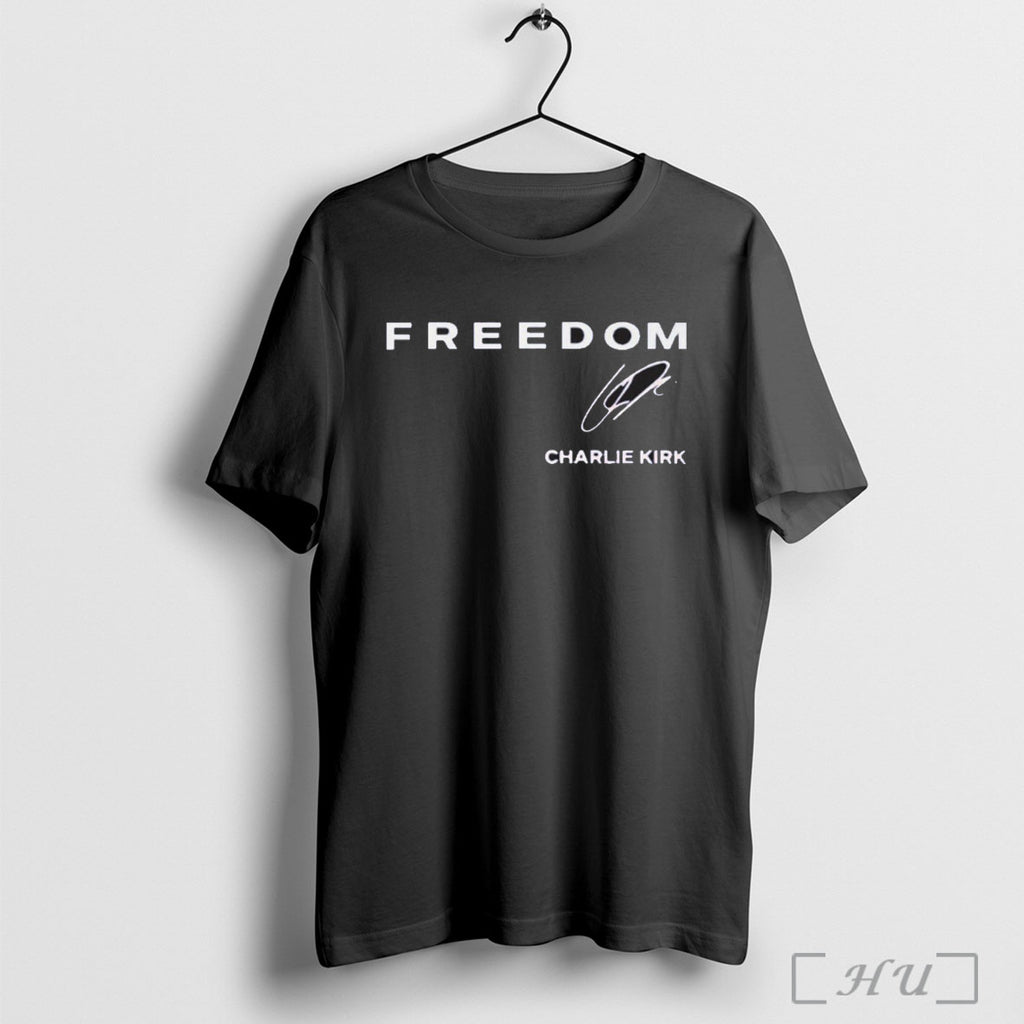 Officials Charlie Kirk Red Freedom T Shirt