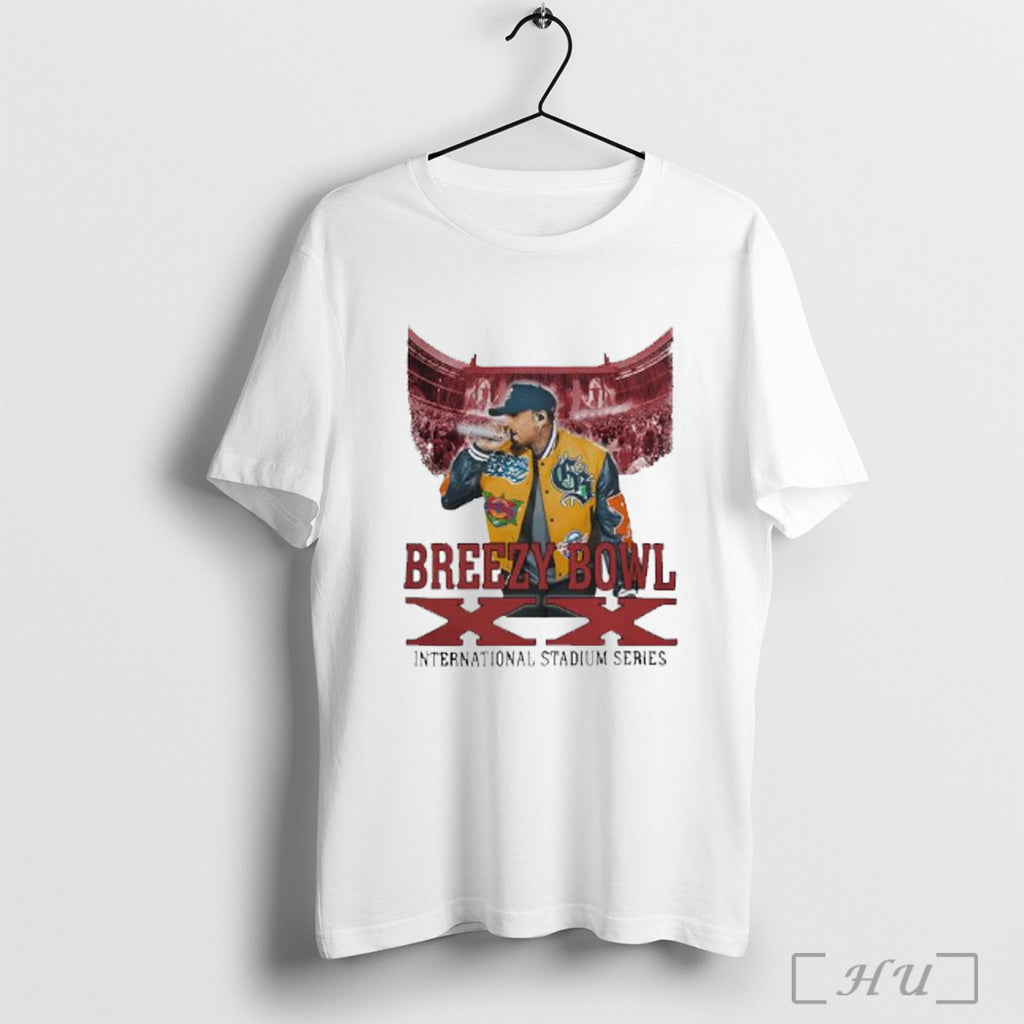 Officials Chris Brown Merch Breezy Bowl Xxx Live Concert T Shirt