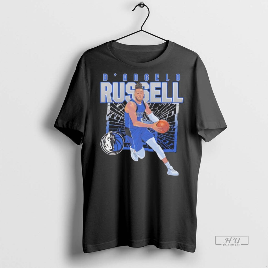 Officials Dangelo Russell Dallas Mavericks Basketball Player Shattered Premium Tee Shirt Sweater