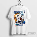 Officials Dak Prescott Dallas Cowboys Number 4 Graphic T Shirt