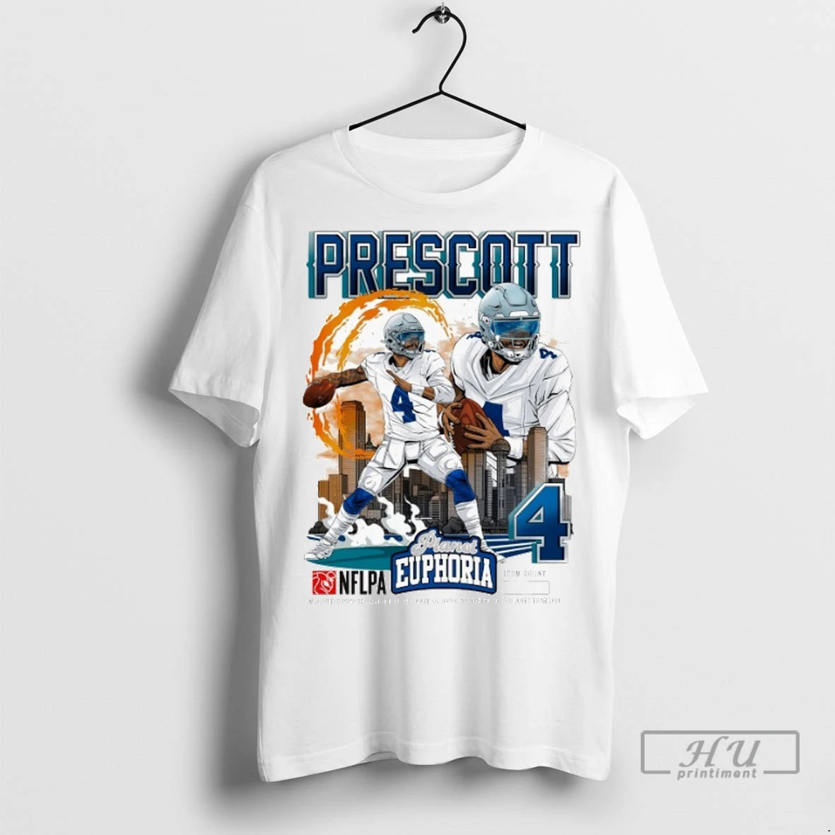 Officials Dak Prescott Planet Euphoria T Shirt
