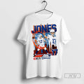Officials Daniel Jones Indianapolis Colts Number 17 Graphic T Shirt