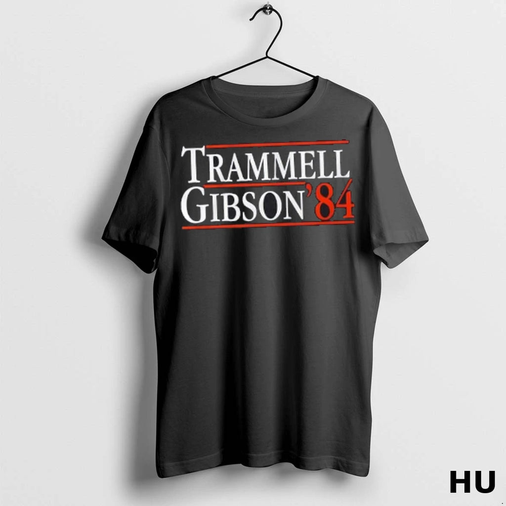 Officials Detroit Tigers Baseball Trammell Gibson 84 T Shirt