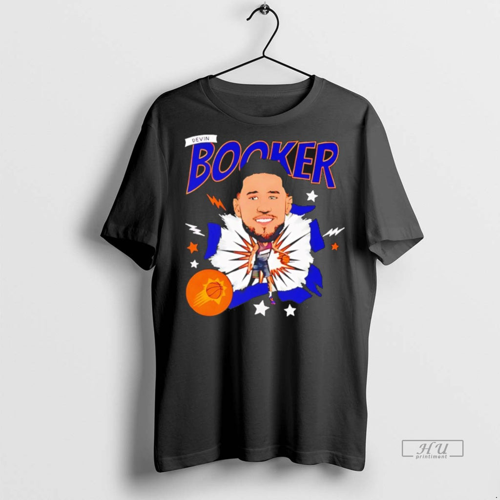 Officials Devin Booker Phoenix Suns Caricature Premium Tee Shirt Sweater