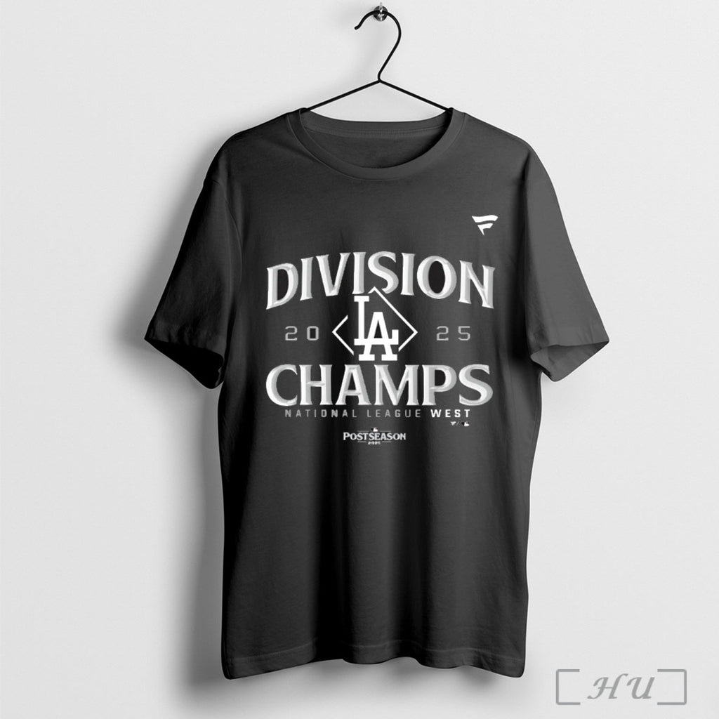 Officials Dodgers Nl West Division Champions T Shirt