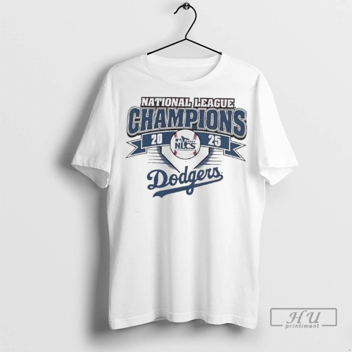 Officials Dodgers National League Champions 2025 Ladies T Shirt