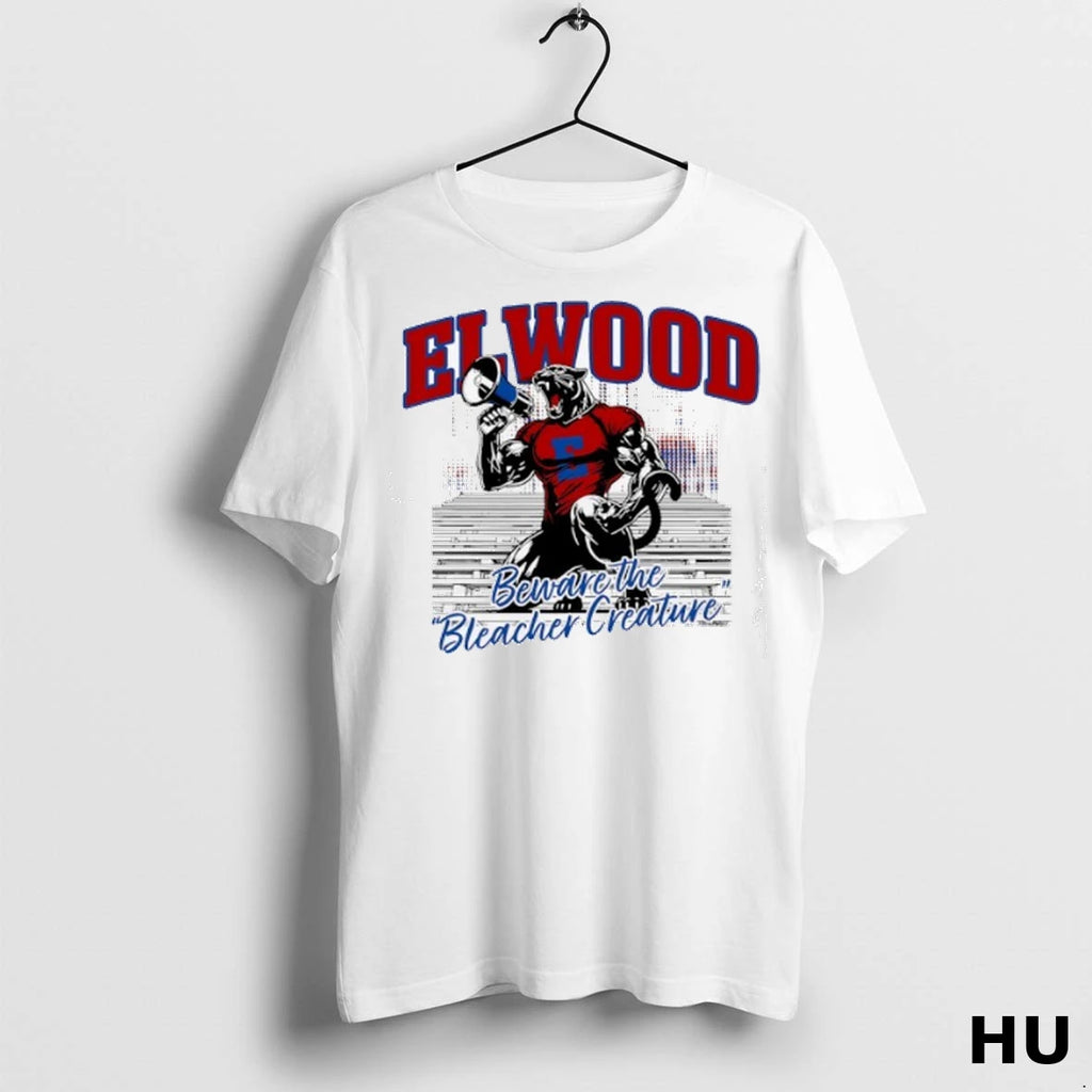 Officials Elwood Panthers Beware The Bleacher Creature T Shirt