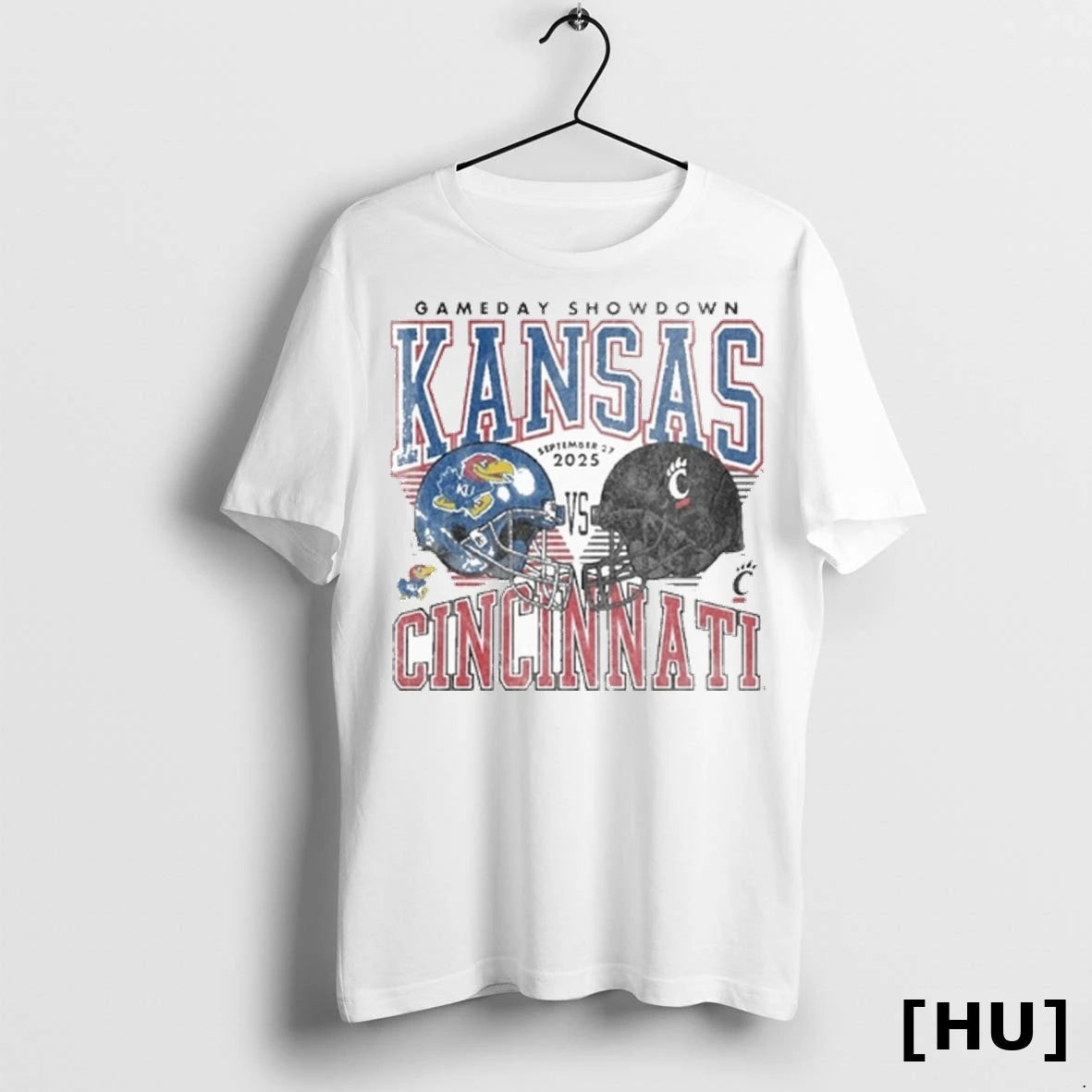 Officials Gameday Showdown 2025 Kansas Vs Cincinnati Matchup T Shirt