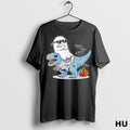 Officials Ghost Riding Zombie T Rex Halloween T Shirt