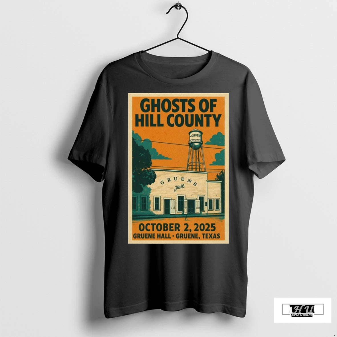 Officials Ghosts Of Hill County Texas Concert Gruene Hall Gruene Texas T Shirt
