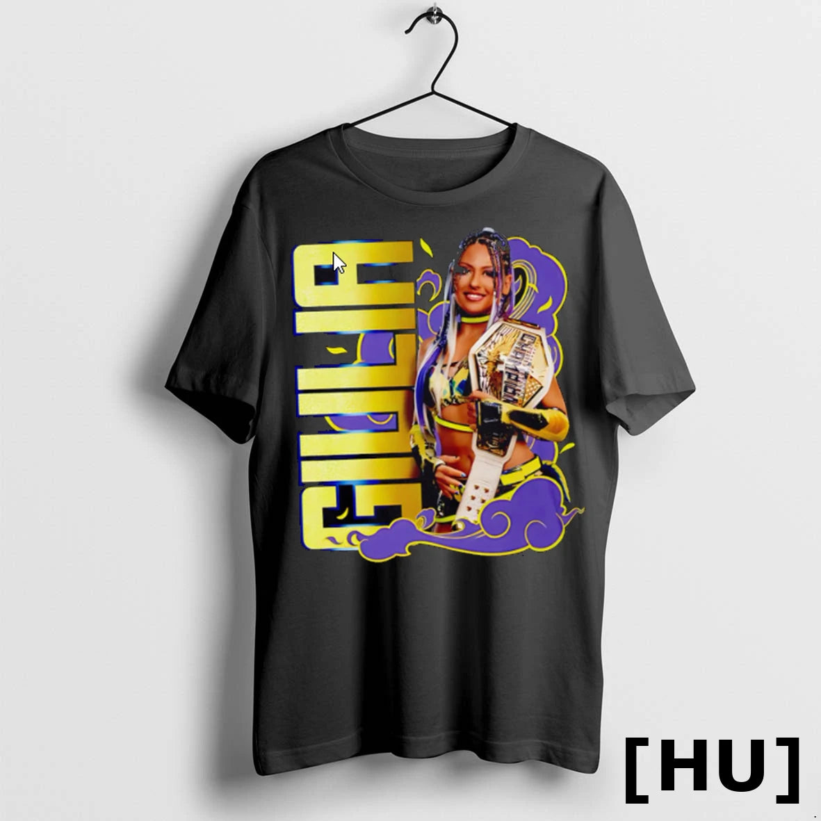 Officials Giulia Female Champion Wrestler Holding A Belt T Shirt