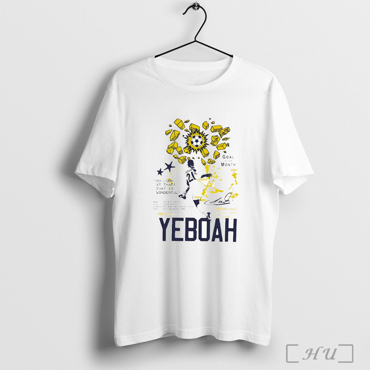 Officials Goal Of The Month Yeboah T Shirt