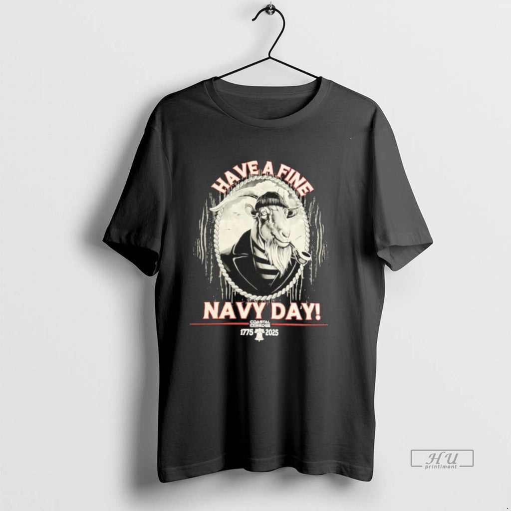 Officials Goat Phillies Have A Fine Navy Day 1775 2025 Premium Tee Shirt Sweater