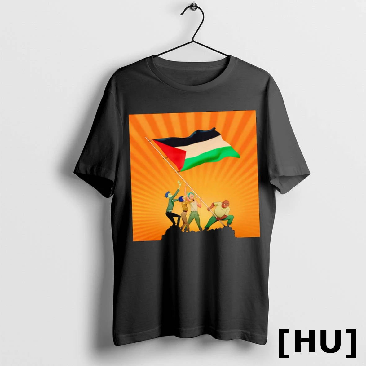 Officials Gorillaz Palestine Art T Shirt