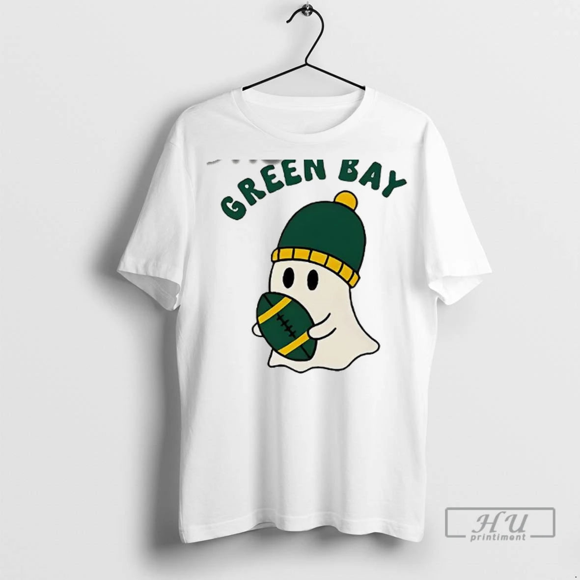 Officials Green Bay Packers Ghost Football Halloween T Shirt