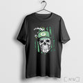 Officials Green Bay Packers X Skull Hip Hop Us Flag T Shirt