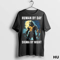 Officials Halloween Werewolf Human By Day Sigma By Night T Shirt